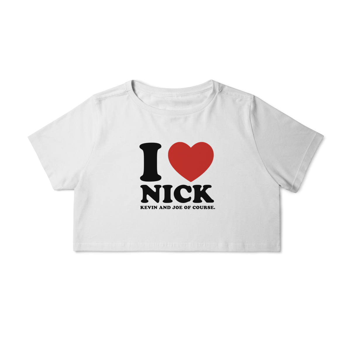 Nome do produto: CROPPED - I LOVE NICK | JONAS BROTHERS