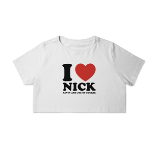 Nome do produto CROPPED - I LOVE NICK | JONAS BROTHERS