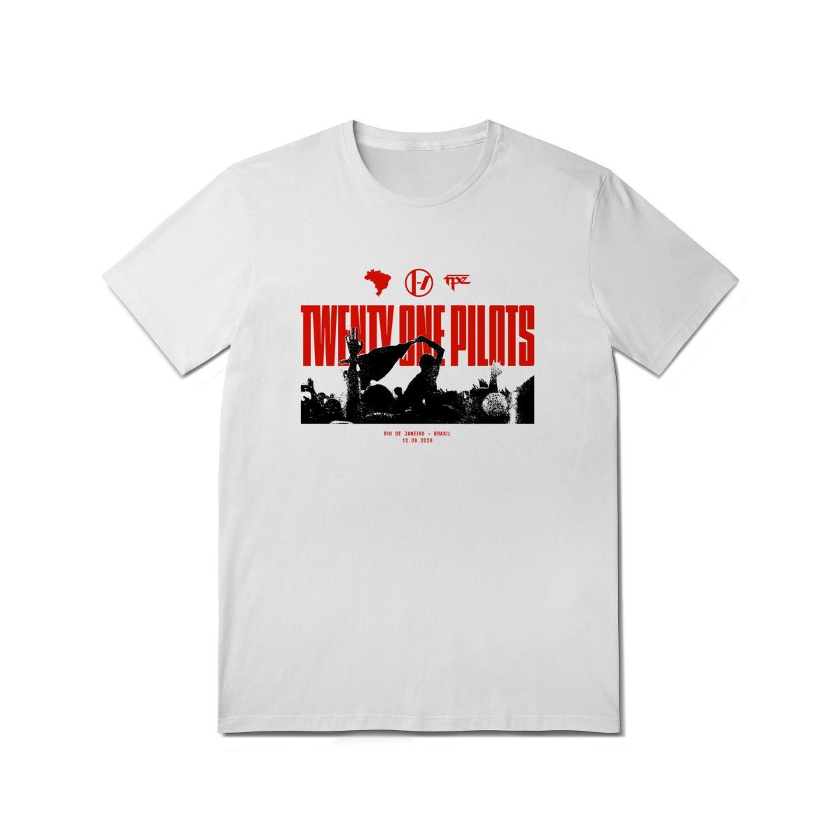 Nome do produto: Camisa - Twenty One Pilots no Rock in Rio