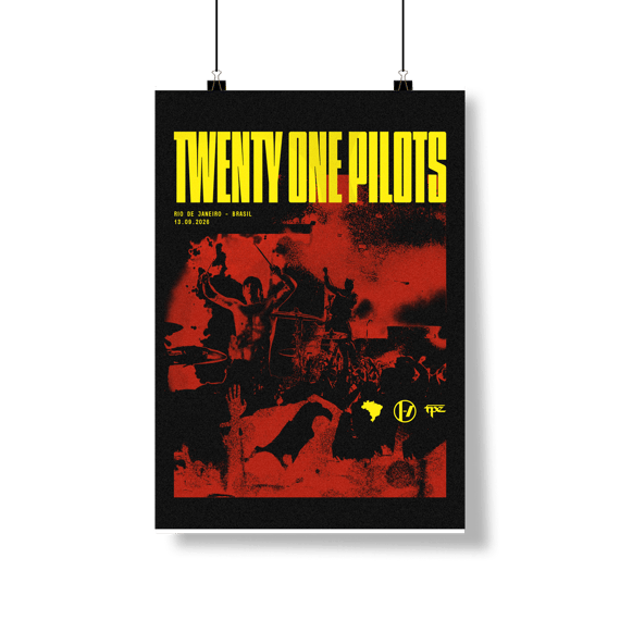Poster - Twenty One Pilots no Rock in Rio