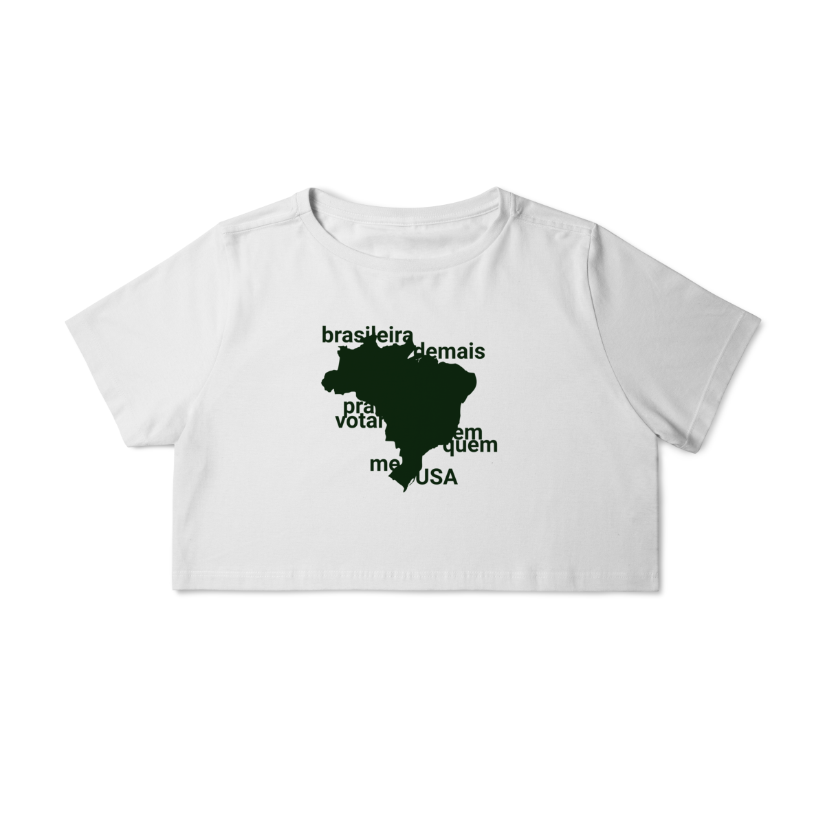 Nome do produto: Cropped - Brasileira Demais 