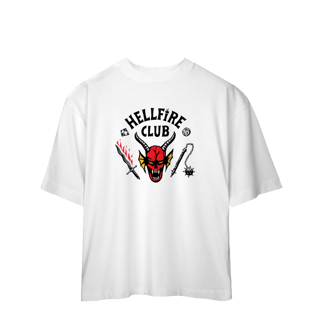 Nome do produto CAMISA OVERSIZED - HELLFIRE CLUB | STRANGER THINGS