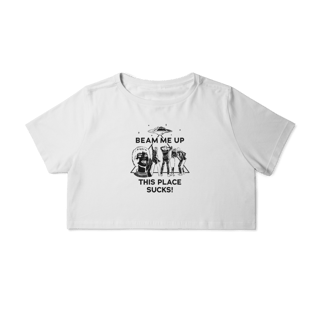 Nome do produto CROPPED - THIS PLACE SUCKS | STRANGER THINGS