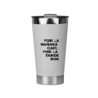 Nome do produto COPO TÉRMICO - CAFÉ & RON | BAD BUNNY