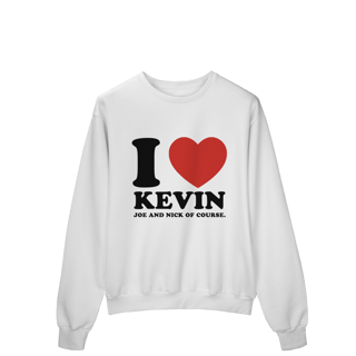 Nome do produto MOLETOM - I LOVE KEVIN | JONAS BROTHERS
