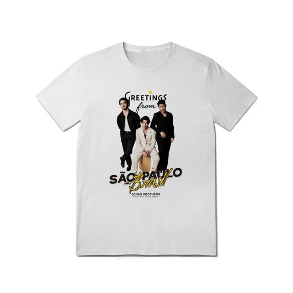 CAMISA - GREETINGS FROM BRASIL | JONAS BROTHERS