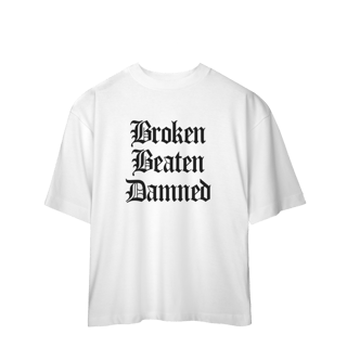 Nome do produto CAMISA OVERSIZED - BROKEN BEATEN DAMNED| MY CHEMICAL ROMANCE