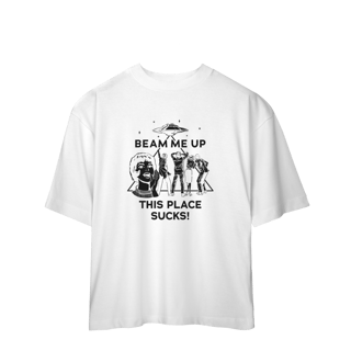 Nome do produto CAMISA OVERSIZED - THIS PLACE SUCKS | STRANGER THINGS