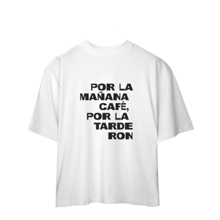 Nome do produto CAMISA OVERSIZED - CAFÉ & RON | BAD BUNNY
