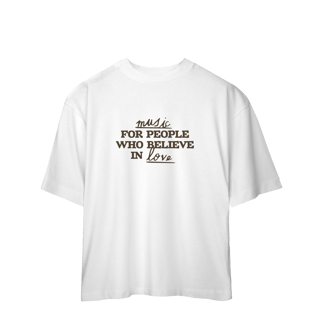 Nome do produto CAMISA OVERSIZED - BELIEVE | JONAS BROTHERS