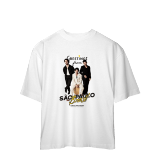 Nome do produto CAMISA OVERSIZED - GREETINGS FROM BRASIL | JONAS BROTHERS