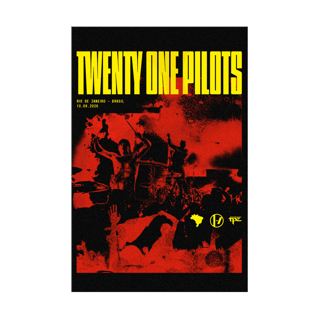 Quadro - Twenty One Pilots no Rock in Rio