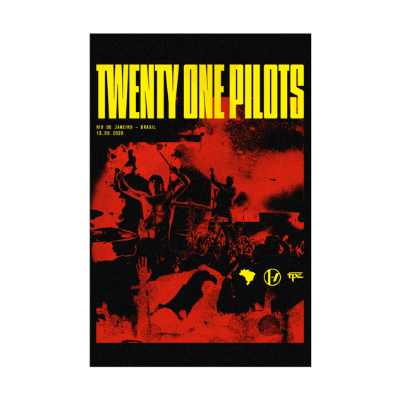 Quadro - Twenty One Pilots no Rock in Rio
