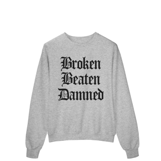 Nome do produto MOLETOM - BROKEN BEATEN DAMNED| MY CHEMICAL ROMANCE