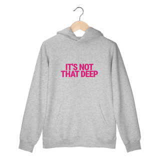 Nome do produto Moletom Canguru | It's Not That Deep - Demi Lovato