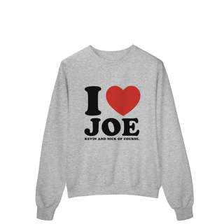 Nome do produto MOLETOM - I LOVE JOE | JONAS BROTHERS