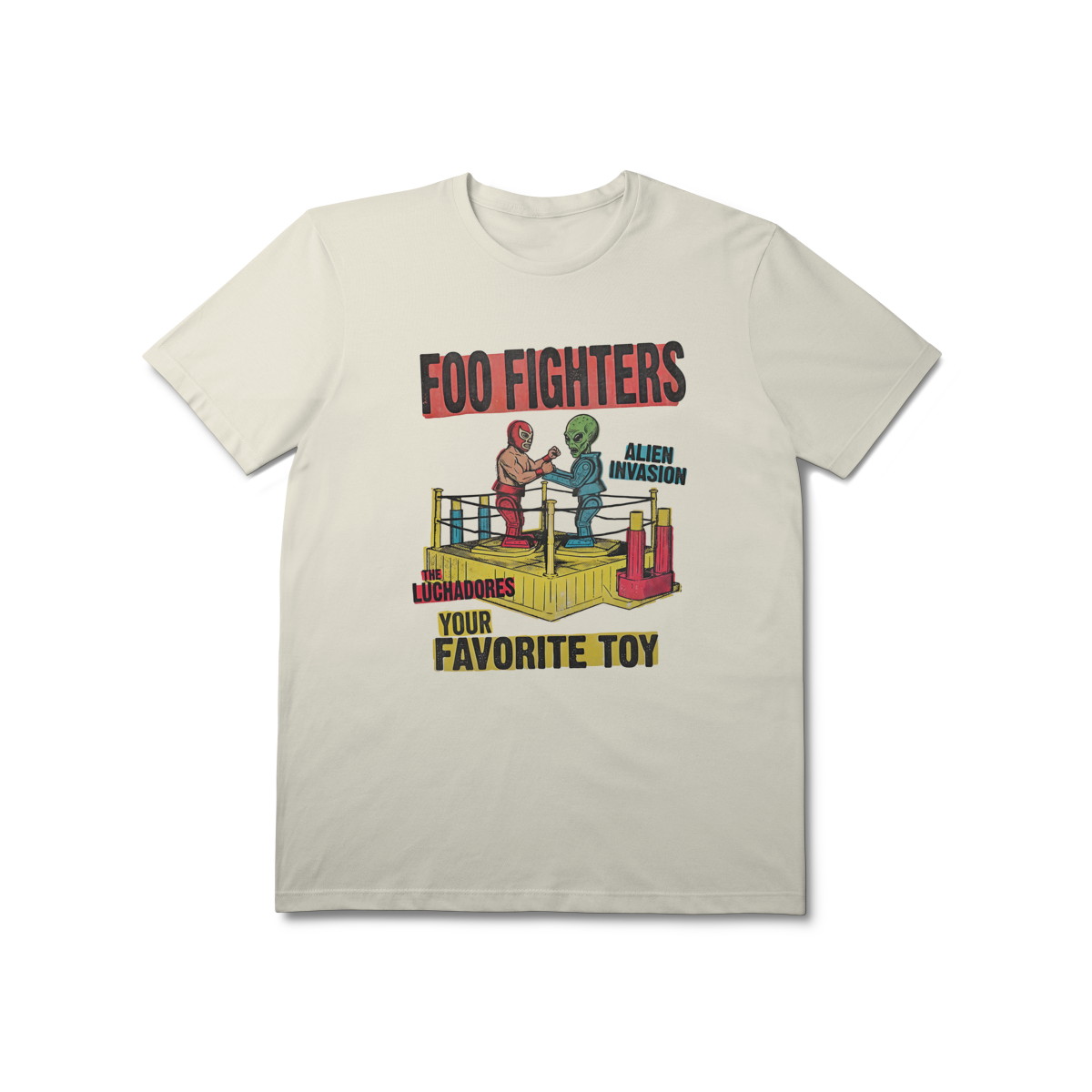 Camisa | Alien v Lucha - Foo Fighters