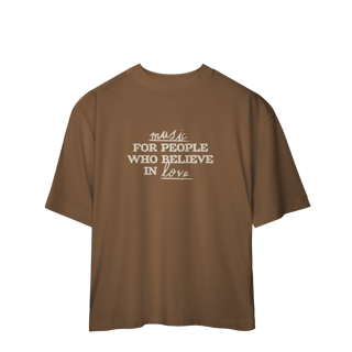Nome do produto CAMISA OVERSIZED - BELIEVE | JONAS BROTHERS