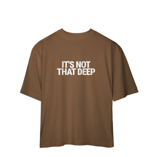 Nome do produto Camisa Oversized | It's Not That Deep - Demi Lovato