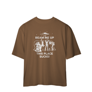 Nome do produto CAMISA OVERSIZED - THIS PLACE SUCKS | STRANGER THINGS