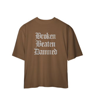 Nome do produto CAMISA OVERSIZED - BROKEN BEATEN DAMNED| MY CHEMICAL ROMANCE