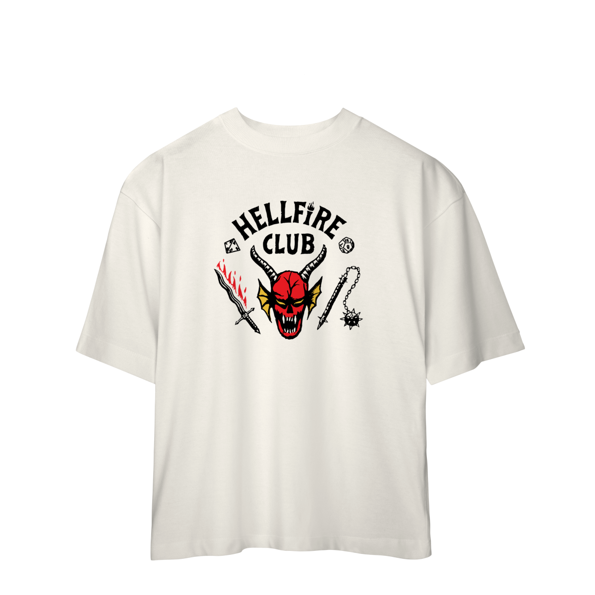 CAMISA OVERSIZED - HELLFIRE CLUB | STRANGER THINGS