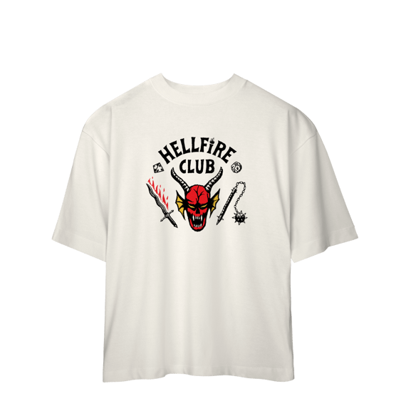 CAMISA OVERSIZED - HELLFIRE CLUB | STRANGER THINGS