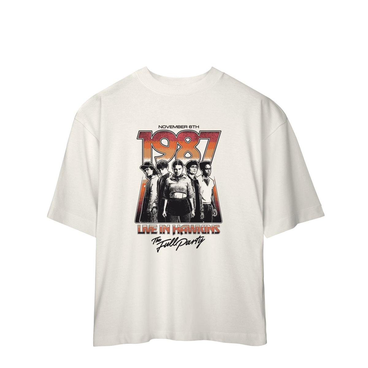 Nome do produto: CAMISA OVERSIZED - 1987 | STRANGER THINGS