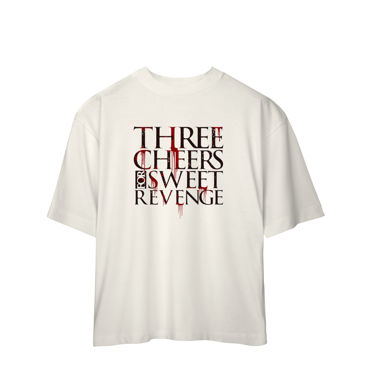 Nome do produto: CAMISA OVERSIZED - SWEET REVENGE | MY CHEMICAL ROMANCE