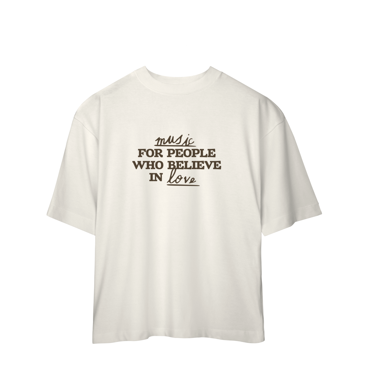 Nome do produto: CAMISA OVERSIZED - BELIEVE | JONAS BROTHERS