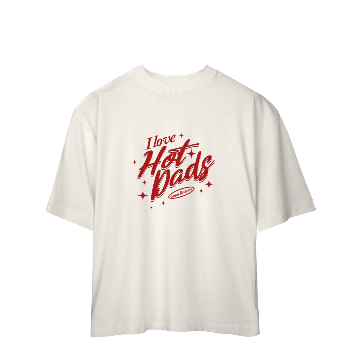 Nome do produto: CAMISA OVERSIZED - HOT DADS | JONAS BROTHERS