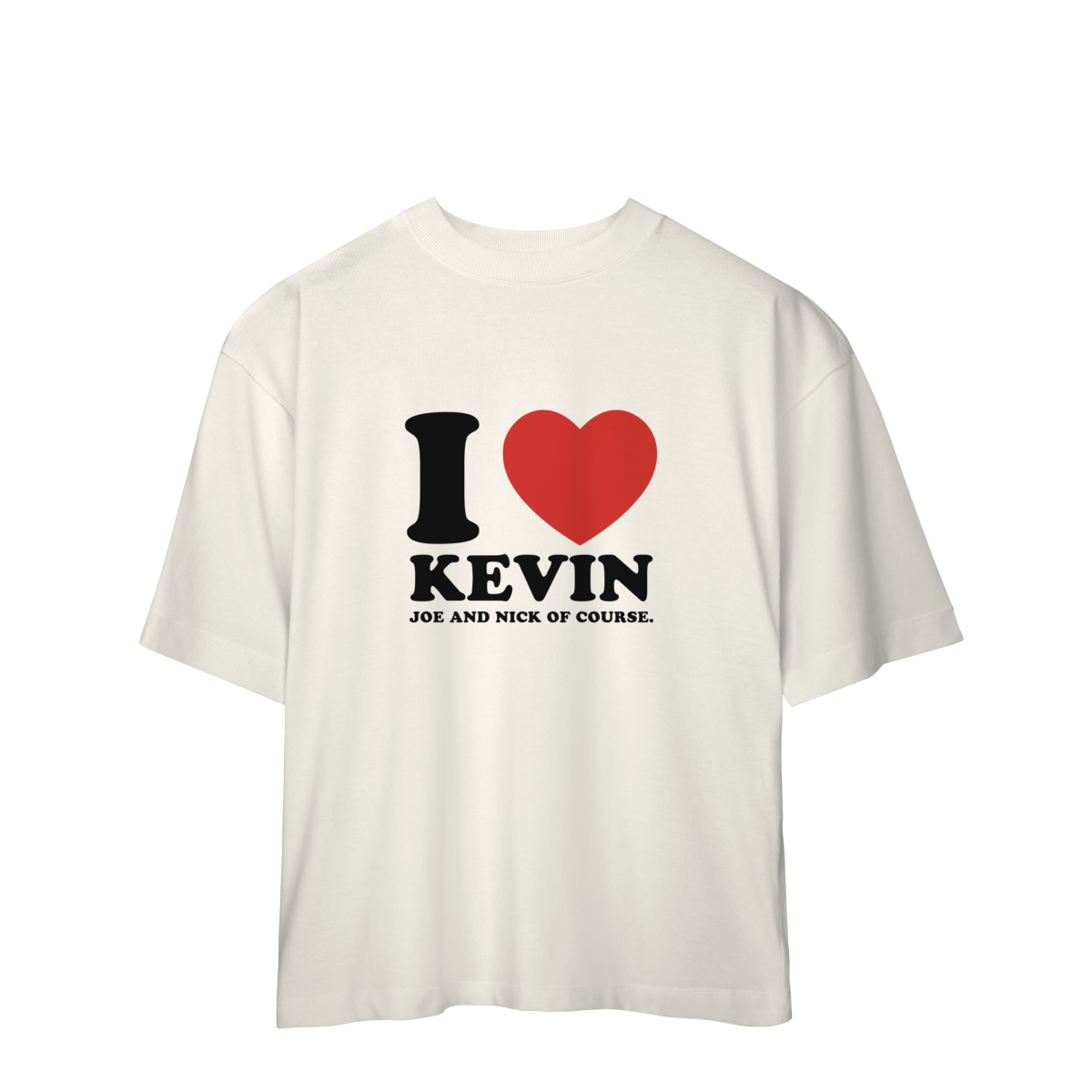 Nome do produto: CAMISA OVERSIZED - I LOVE KEVIN | JONAS BROTHERS
