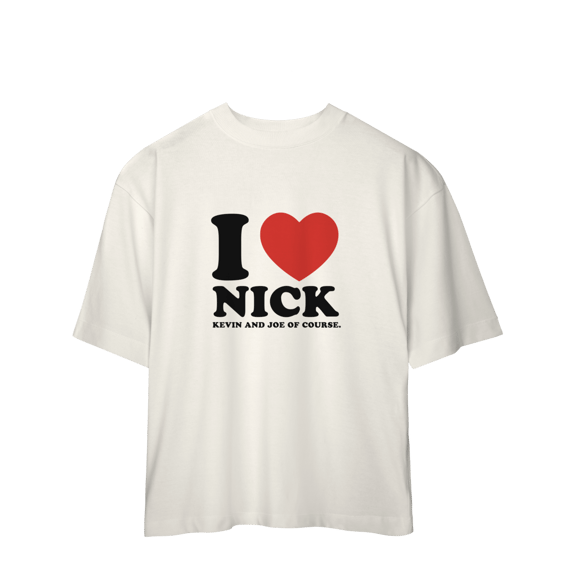 CAMISA OVERSIZED - I LOVE NICK | JONAS BROTHERS