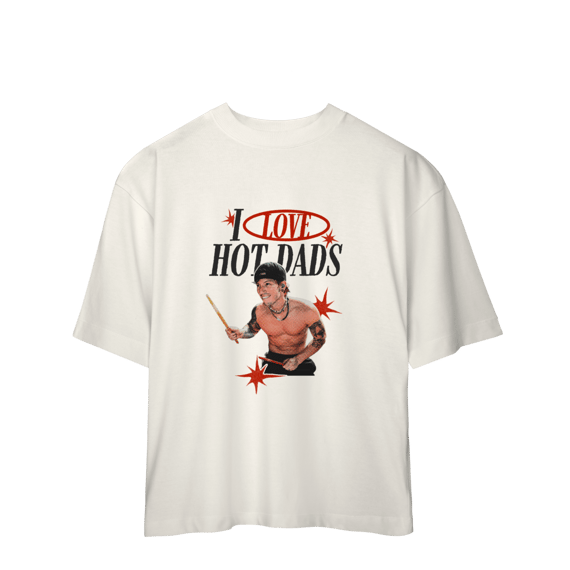Camisa Oversized | I Love Hot Dads Josh Dun - Twenty One Pilots