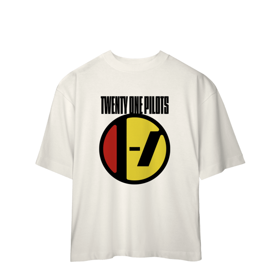 Camisa oversized | Colorful Logo - Twenty One Pilots
