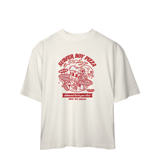 Nome do produto CAMISA OVERSIZED - PIZZA | STRANGER THINGS