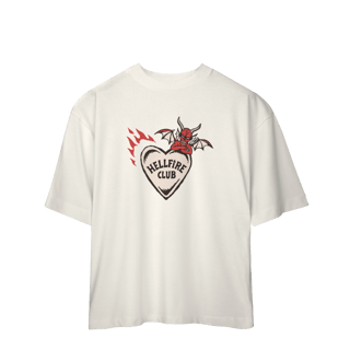Nome do produto CAMISA OVERSIZED - HELLFIRE CLUB DEVIL | STRANGER THINGS