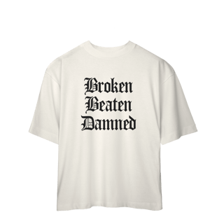 Nome do produto CAMISA OVERSIZED - BROKEN BEATEN DAMNED| MY CHEMICAL ROMANCE
