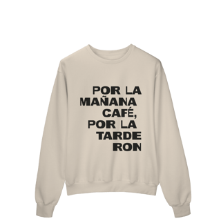 Nome do produto MOLETOM - CAFÉ & RON | BAD BUNNY