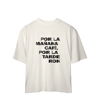 Nome do produto CAMISA OVERSIZED - CAFÉ & RON | BAD BUNNY