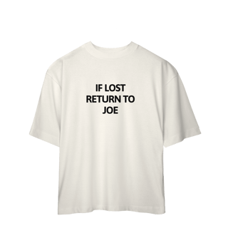 Nome do produto CAMISA OVERSIZED - RETURN TO JOE | JONAS BROTHERS