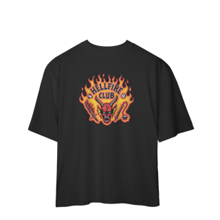 CAMISA OVERSIZED - HELLFIRE CLUB | STRANGER THINGS