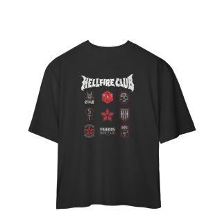 CAMISA OVERSIZED - HELLFIRE CLUB ICONS | STRANGER THINGS