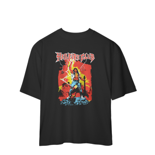 CAMISA OVERSIZED - HELLFIRE CLUB | STRANGER THINGS