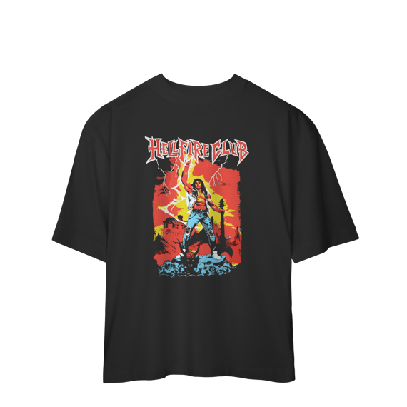CAMISA OVERSIZED - HELLFIRE CLUB | STRANGER THINGS