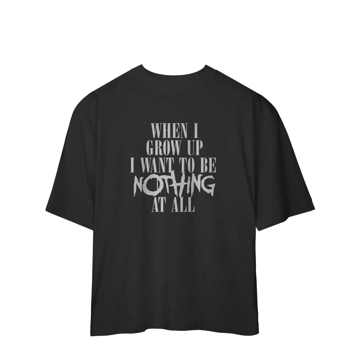 Nome do produto: CAMISA OVERSIZED - NOTHING AT ALL | MY CHEMICAL ROMANCE