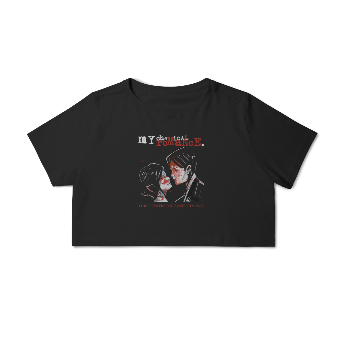 Nome do produto: CROPPED - THREE CHEERS | MY CHEMICAL ROMANCE