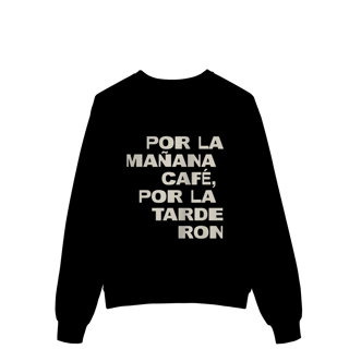 MOLETOM - CAFÉ & RON | BAD BUNNY