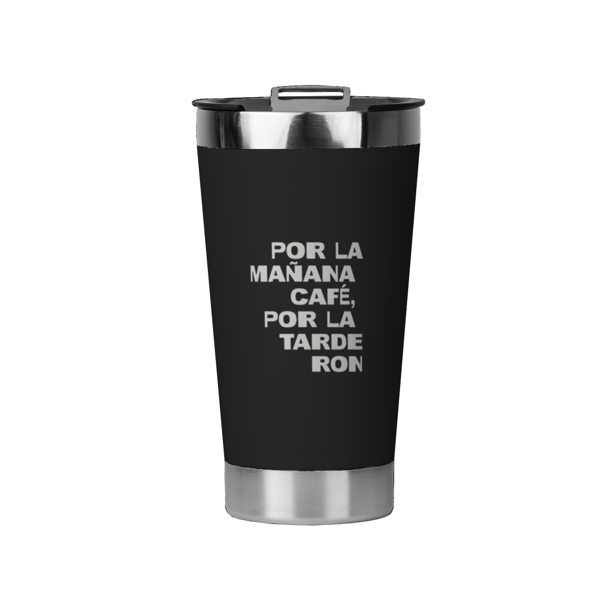 Nome do produto: COPO TÉRMICO - CAFÉ & RON | BAD BUNNY