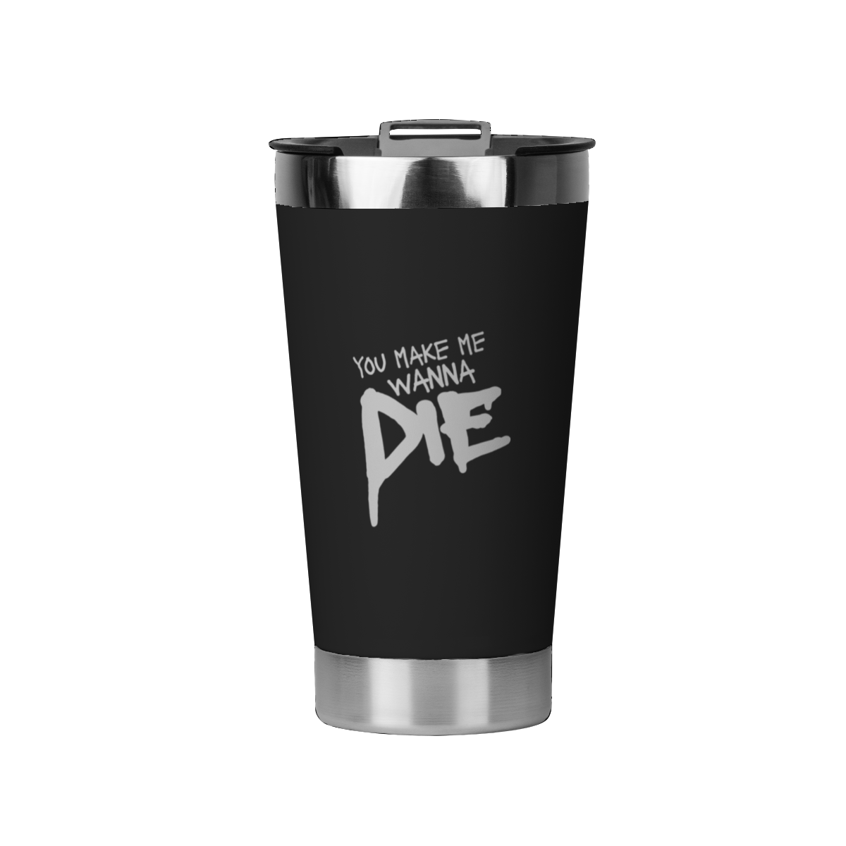 Nome do produto: COPO TÉRMICO - MAKE ME WANNA DIE | THE PRETTY RECKLESS